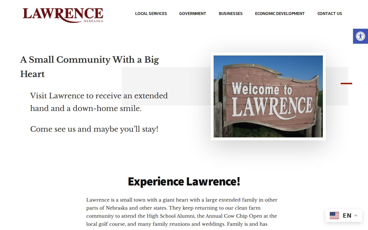 Lawrence and Nuckolls County administrative record source homepage